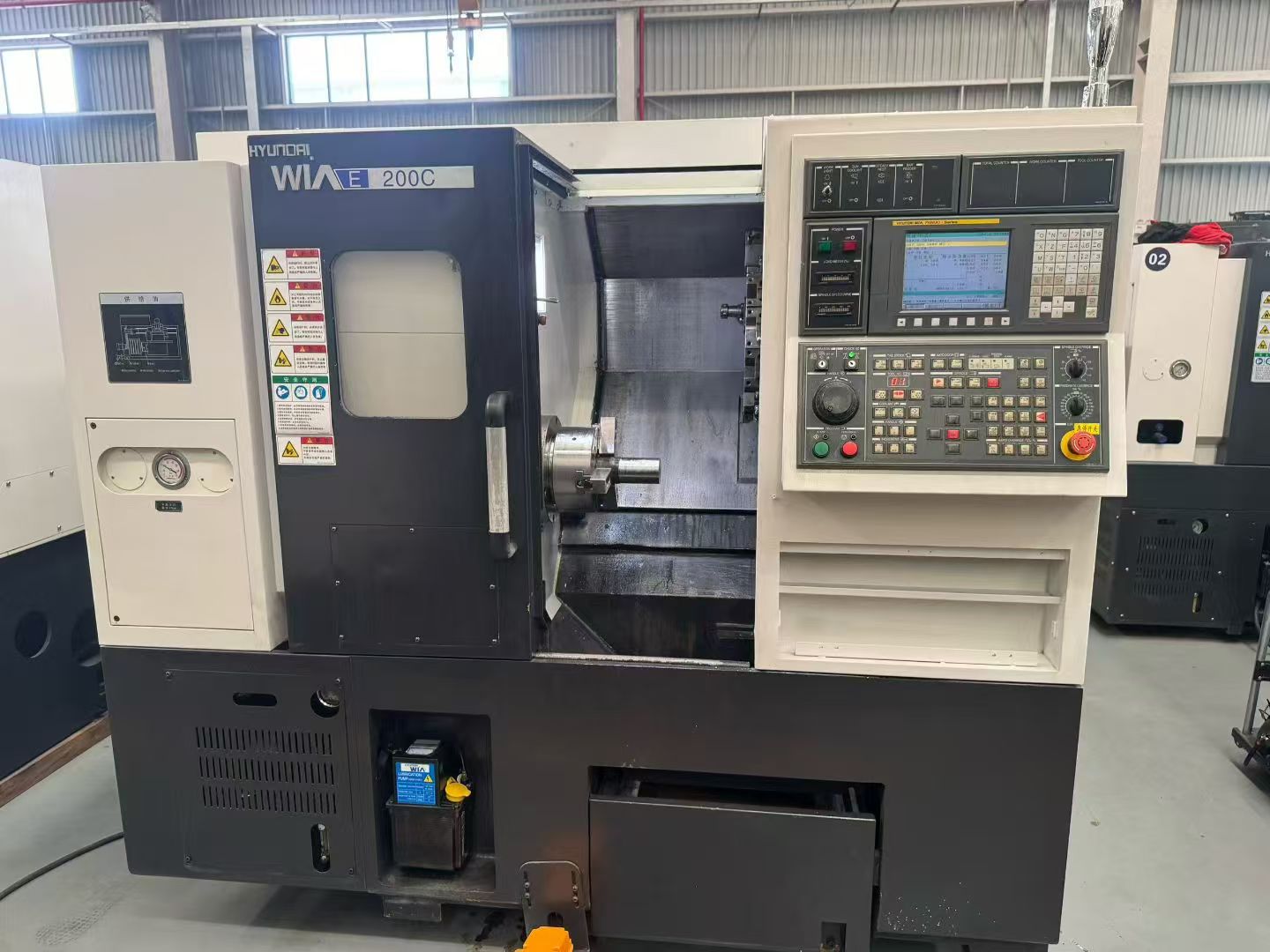 Used Hyundai WIA E 200 C CNC Lathe