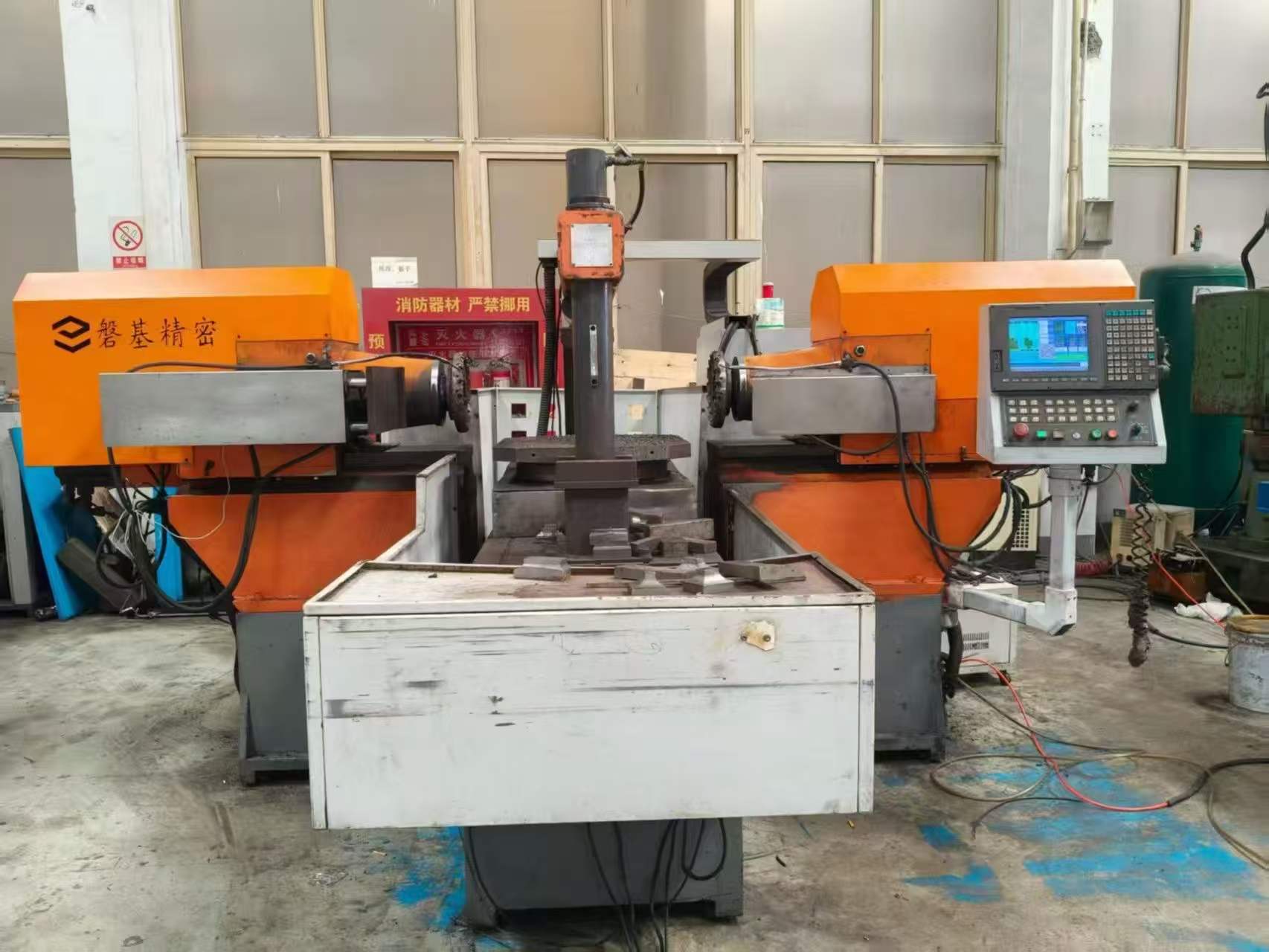 2020 Panji 850 CNC Double Head Milling Machine with SYNTEC Control