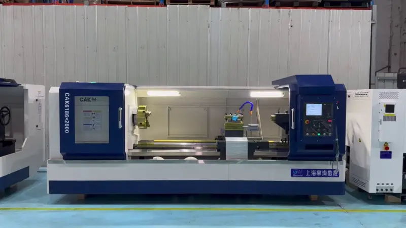 Brand New CAK 6186 x 2000 CNC Lathe video thumbnail