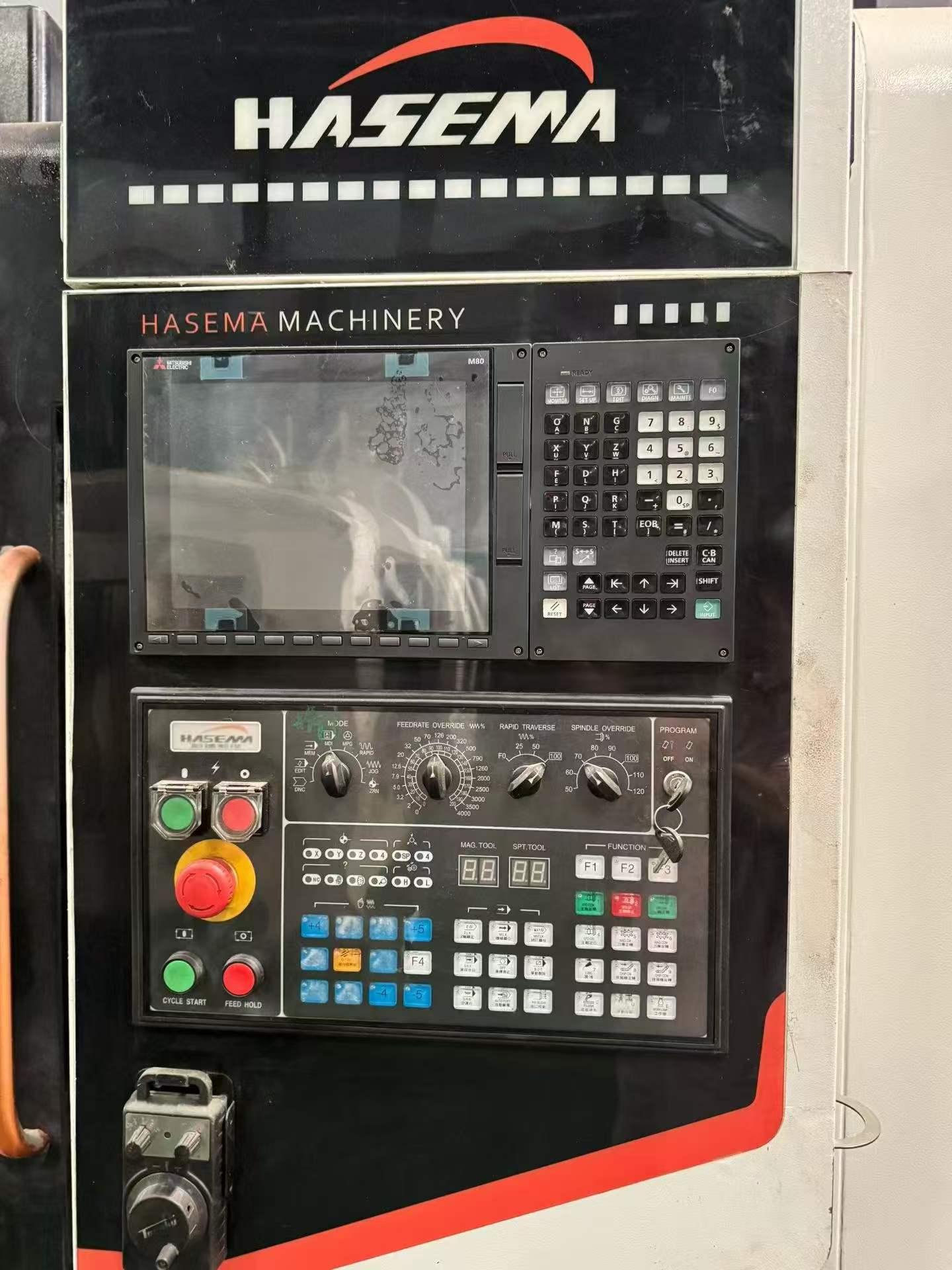 Used HAMA HMA-1480 Vertical Machining Center with Mitsubishi M 80 photo 3