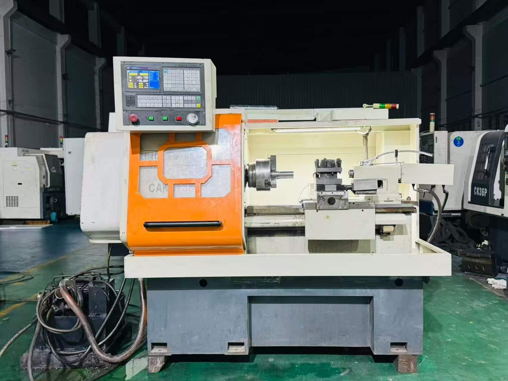 Used Jinxing CAK 6136 C CNC Lathe with GSK 980 TA 2 photo 2