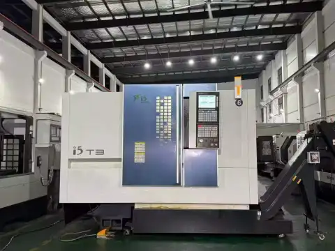 เครื่องกลึง CNC เตียงเอียง Shenyang i 5 T 3 มือสอง พร้อมระบบควบคุม GSK 988 TD