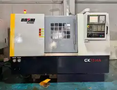Used Baoji CK 7516 A Slant Bed Turret CNC Lathe with Fanuc photo 2