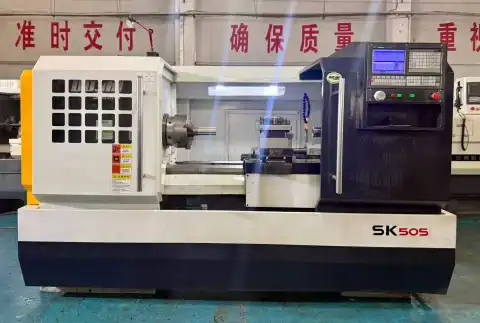 Torno CNC Baoji SK 50 S 6150 usado con GSK 980TDc