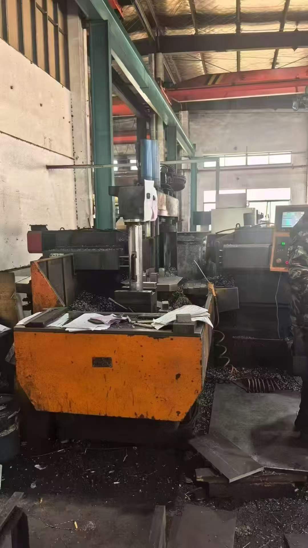 Used Guda 700 CNC Double-Head Milling Machine with Mitsubishi E 80
