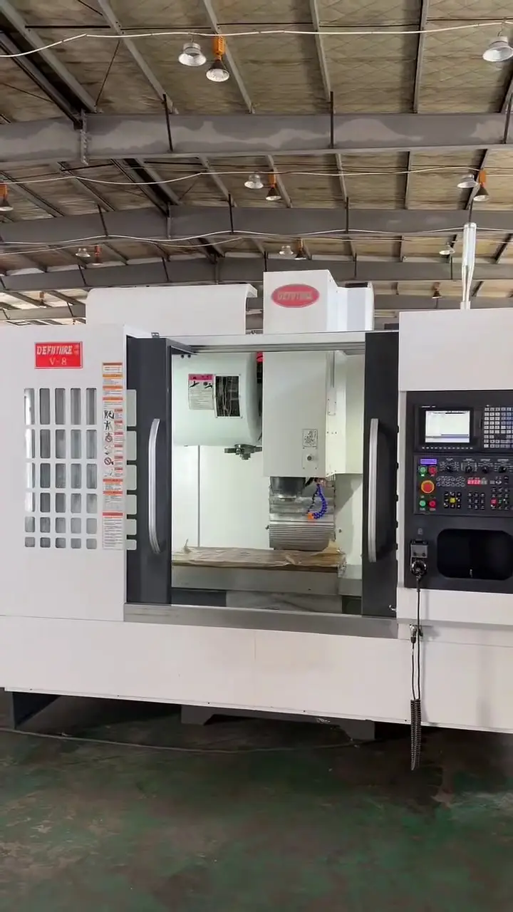 Used Kunshan Dejiang V-8 Vertical Machining Center with Mitsubishi M70 for Sale video thumbnail