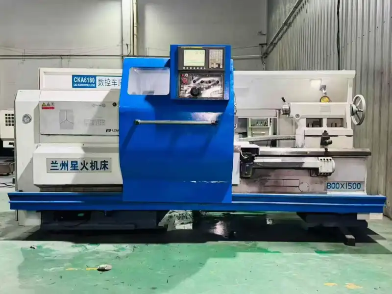 Used Lanzhou Xinghuo CKA 6180 Heavy-Duty CNC Lathe with Fanuc 0i-TD photo 1