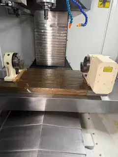 Used Shanghai Jiji CNC AT 850 Vertical Machining Center with 4 th Axis photo 4