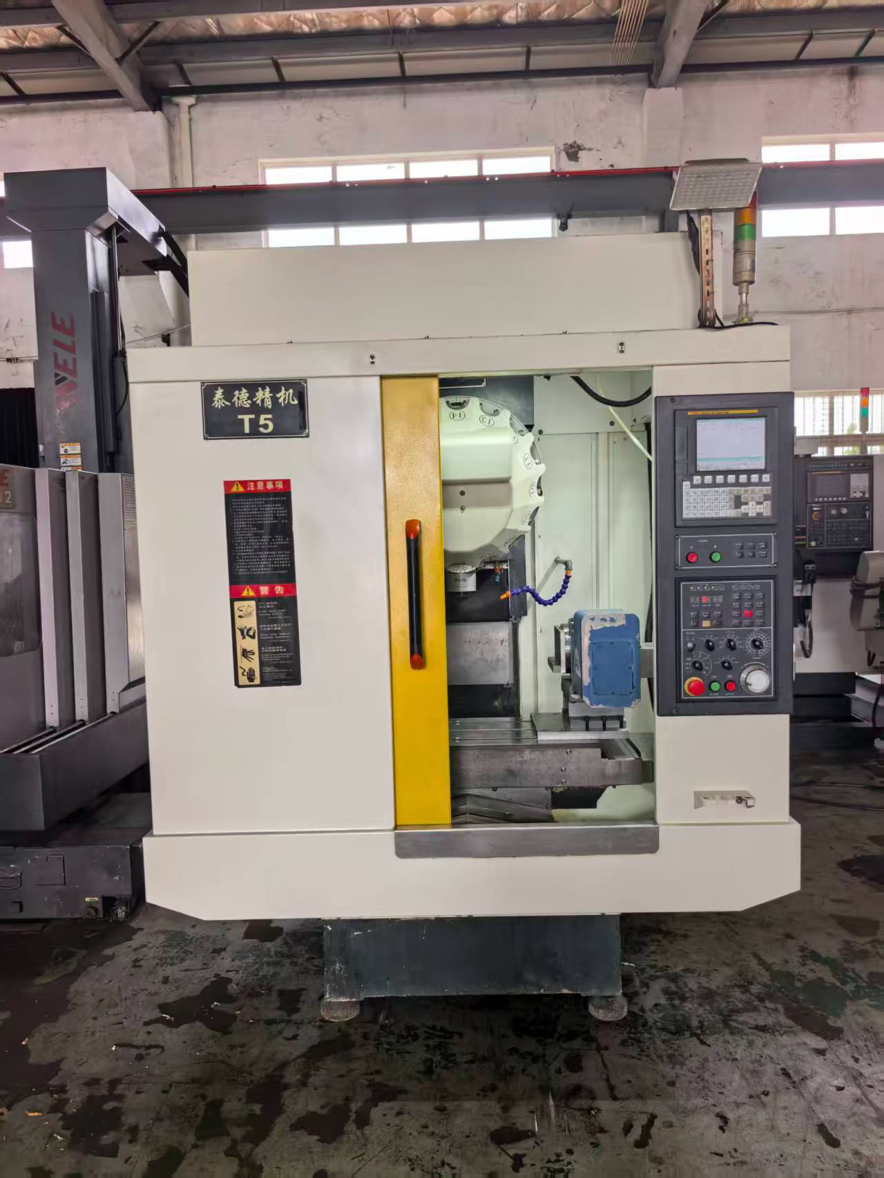 Used Taide Precision T-5 Drilling and Tapping Center with 4 th Axis photo 2