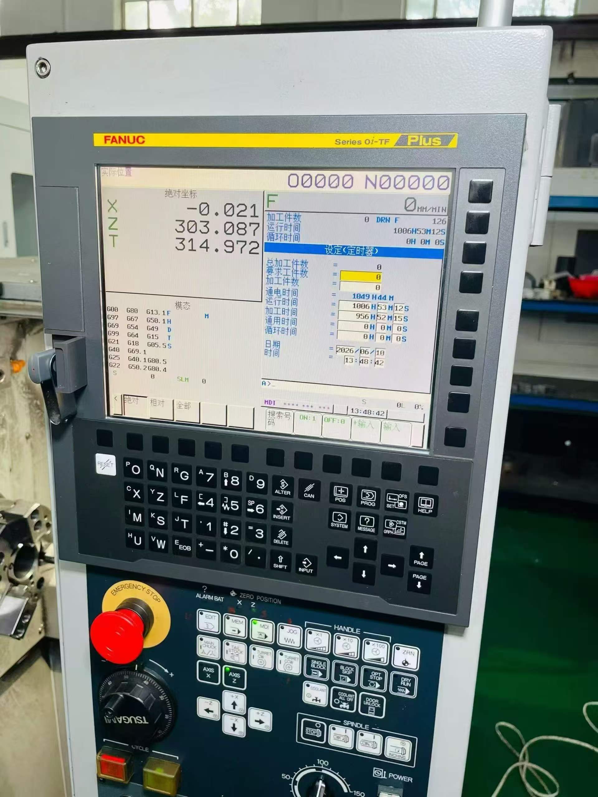 Used Tsugami M 06 J-2 Turret-Type CNC Lathe with Fanuc TFplus Control photo 3