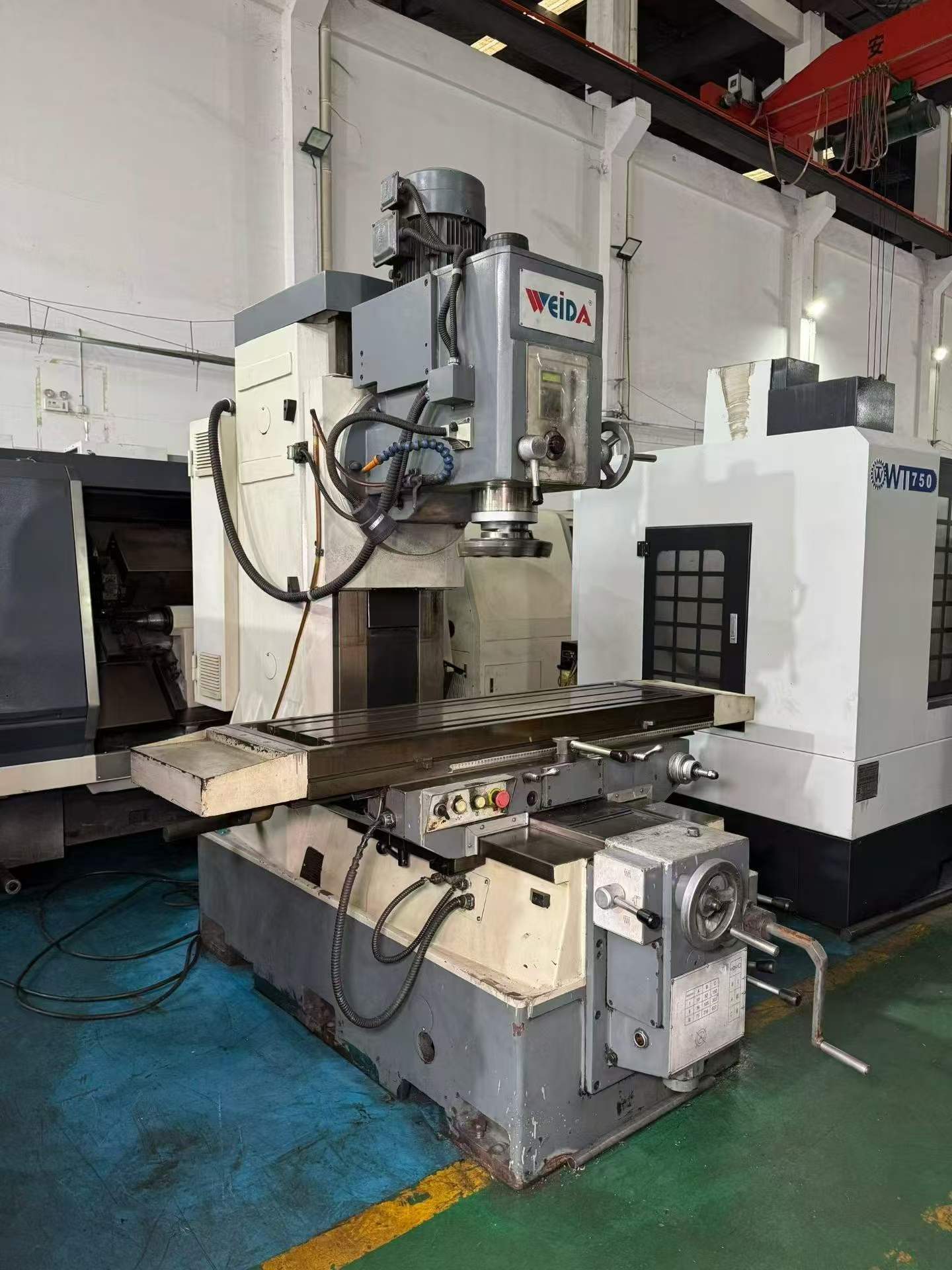 Used Weida Heavy Industry XA 7140 Heavy-Duty Vertical Milling Machine
