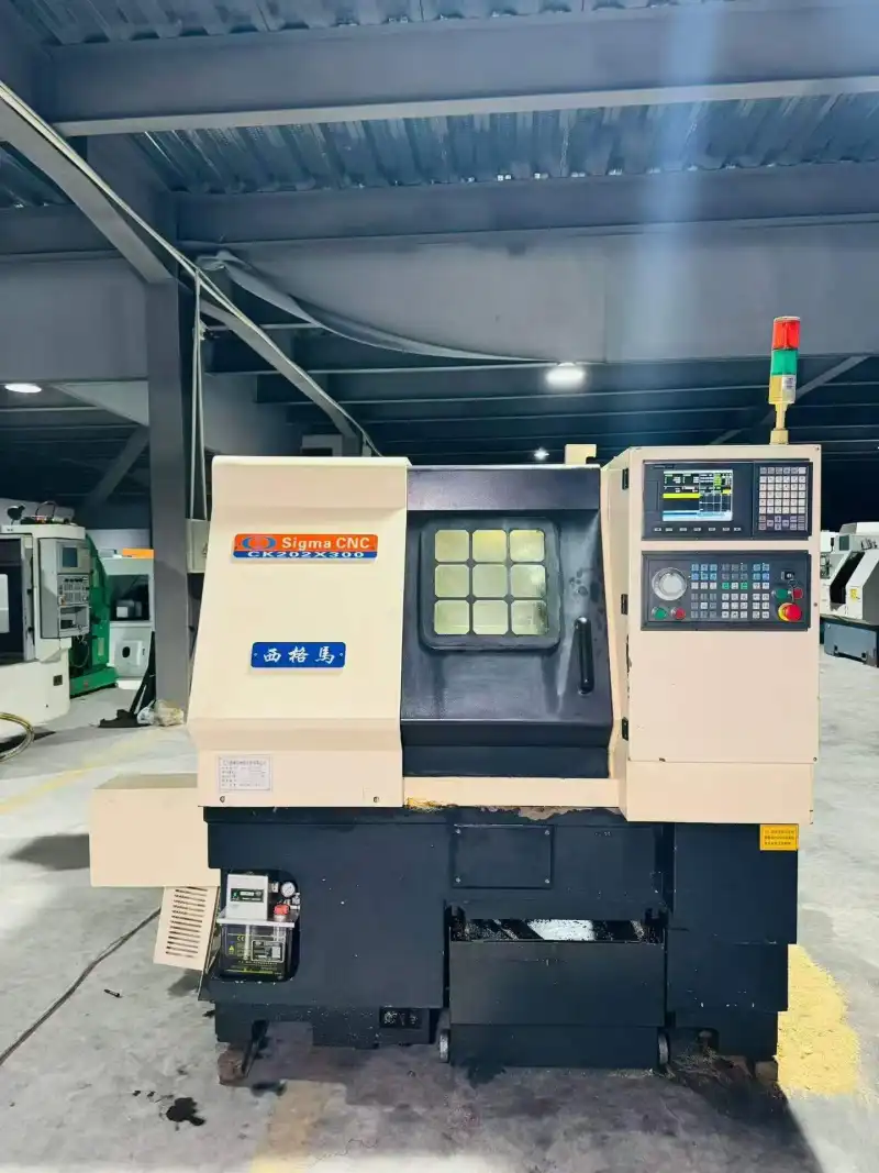 Used Xigema CK 202-300 Slant-Bed CNC Lathe photo 1