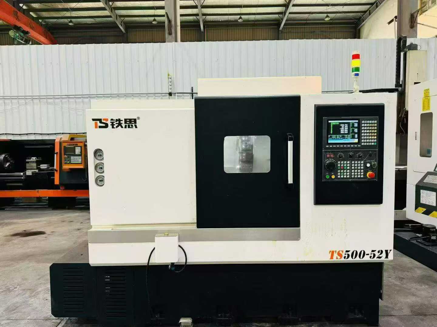 Токарно-фрезерный станок с ЧПУ Tiesi TS 500-52 Y, новый 99%, с револьверной головкой BMT 55 по оси Y