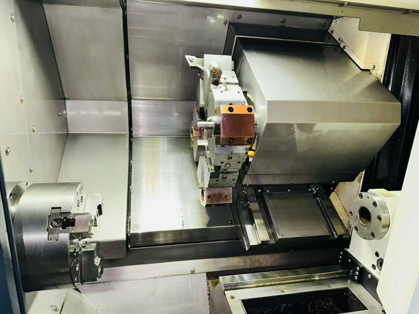 Used Baoji BC 3751 CNC Lathe with Linear Guideway and Turret photo 2