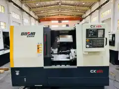 Used Baoji CK 40 S Slant-Bed Turret CNC Lathe with KND K 2000 photo 2