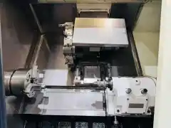Used Baoji CK 40 S Slant-Bed Turret CNC Lathe with KND K 2000 photo 3
