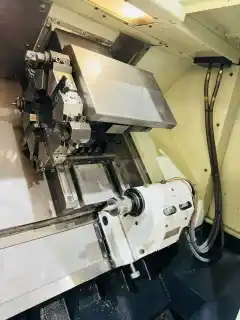 Used Baoji CK 40 S Slant-Bed Turret CNC Lathe with KND K 2000 photo 4