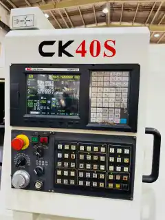 Used Baoji CK 40 S Slant-Bed Turret CNC Lathe with KND K 2000 photo 8