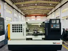 Used Baoji SK 50 P CNC Lathe with KND K 1100 photo 2