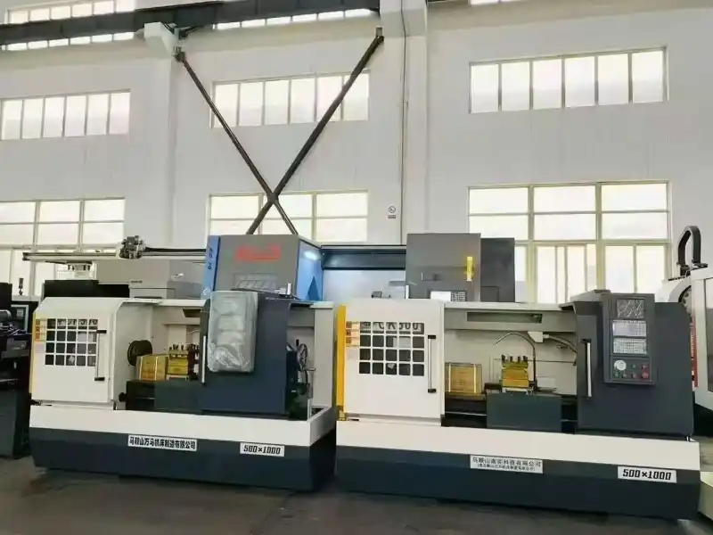 Brand New Ma'anshan Wanma CK 500/1000 CNC Lathe at Used Price photo 1