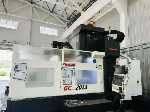 Kullanılmış Deyang GC 2013 Gantry Freze Makinesi, FANUC MF Plus Kontrollü