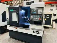 Used Jingdun JD 46 Turret-Type CNC Lathe with SYNTEC 21 TB photo 2