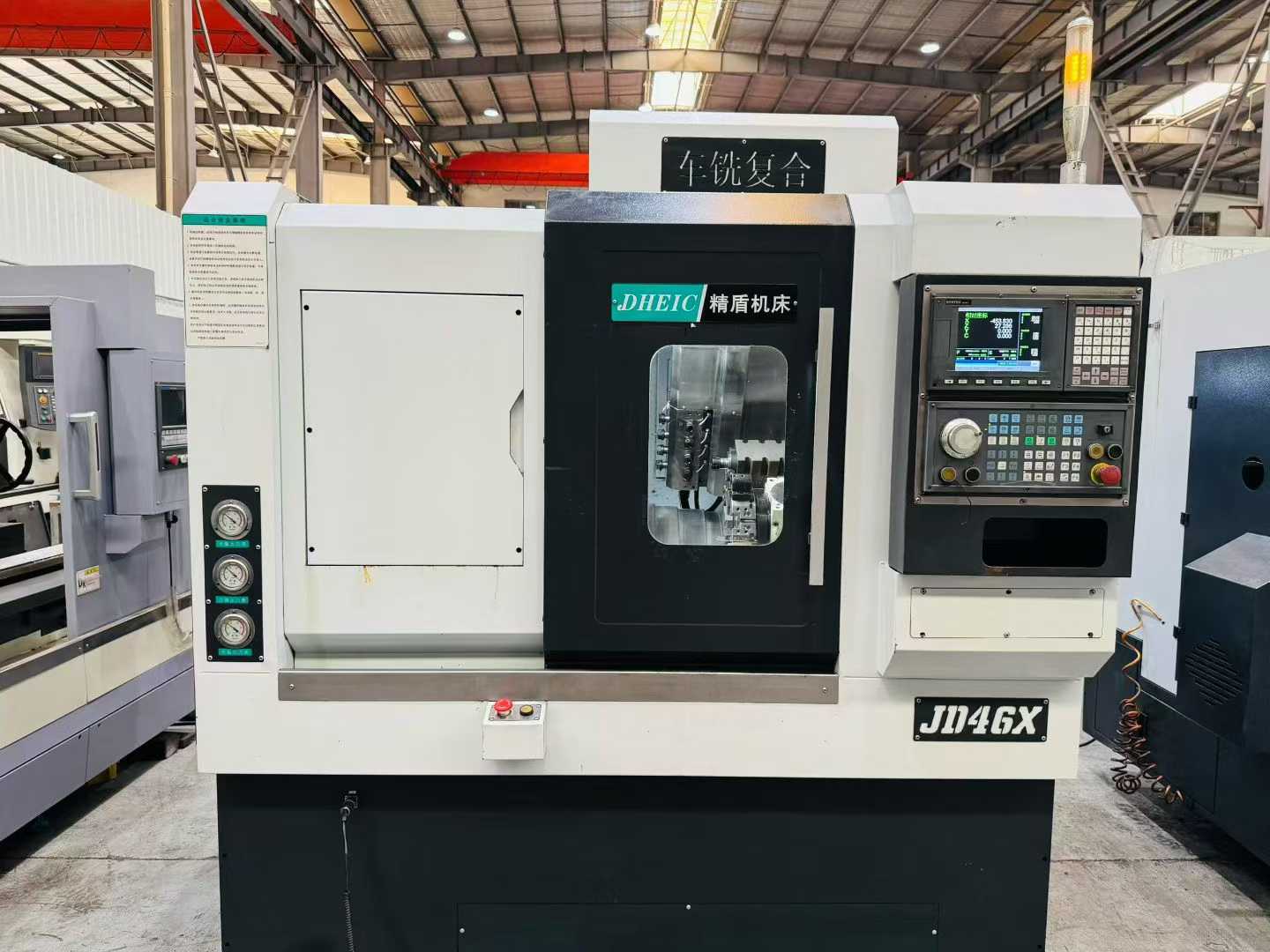 Used Jingdun JD 46 X Turn-Mill CNC Lathe photo 2