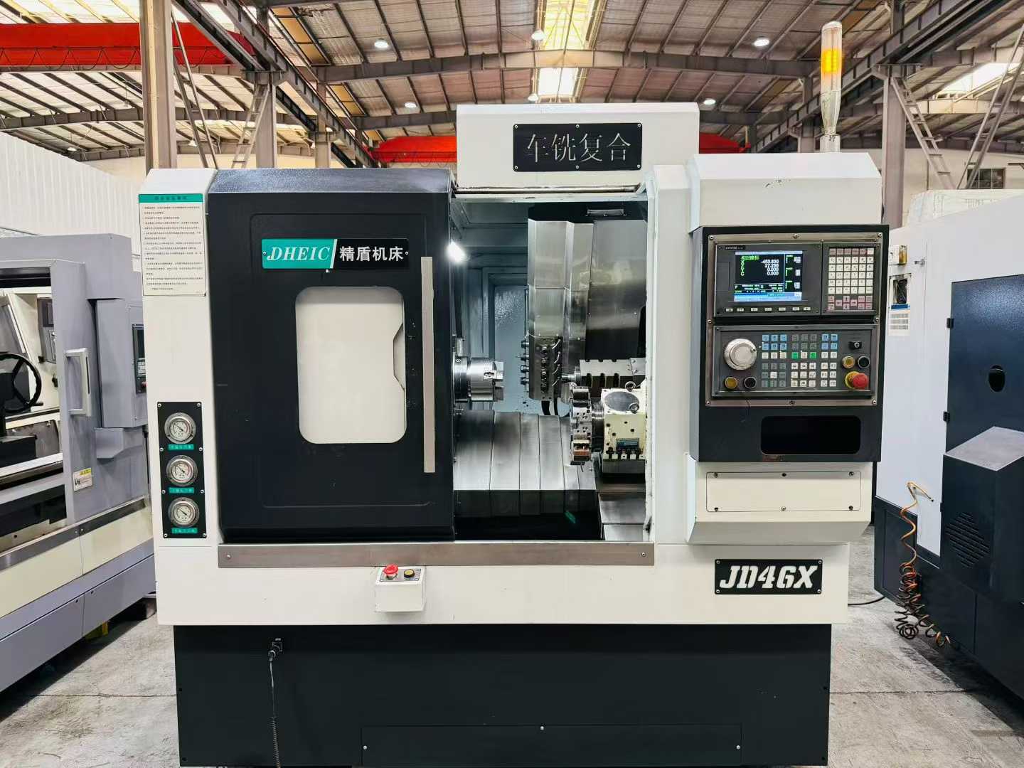 Used Jingdun JD 46 X Turn-Mill CNC Lathe photo 3