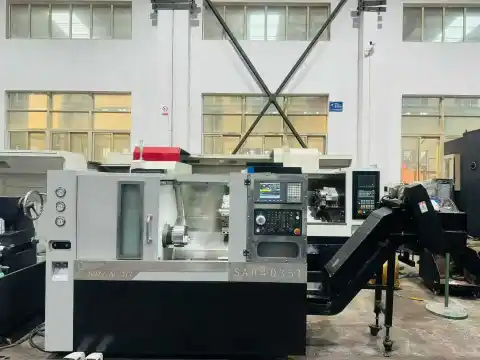 เครื่องกลึง CNC แบบป้อมมีด ขนาดหัวจับ 8 นิ้ว มือสอง - Zhejiang Shenao 4035 T