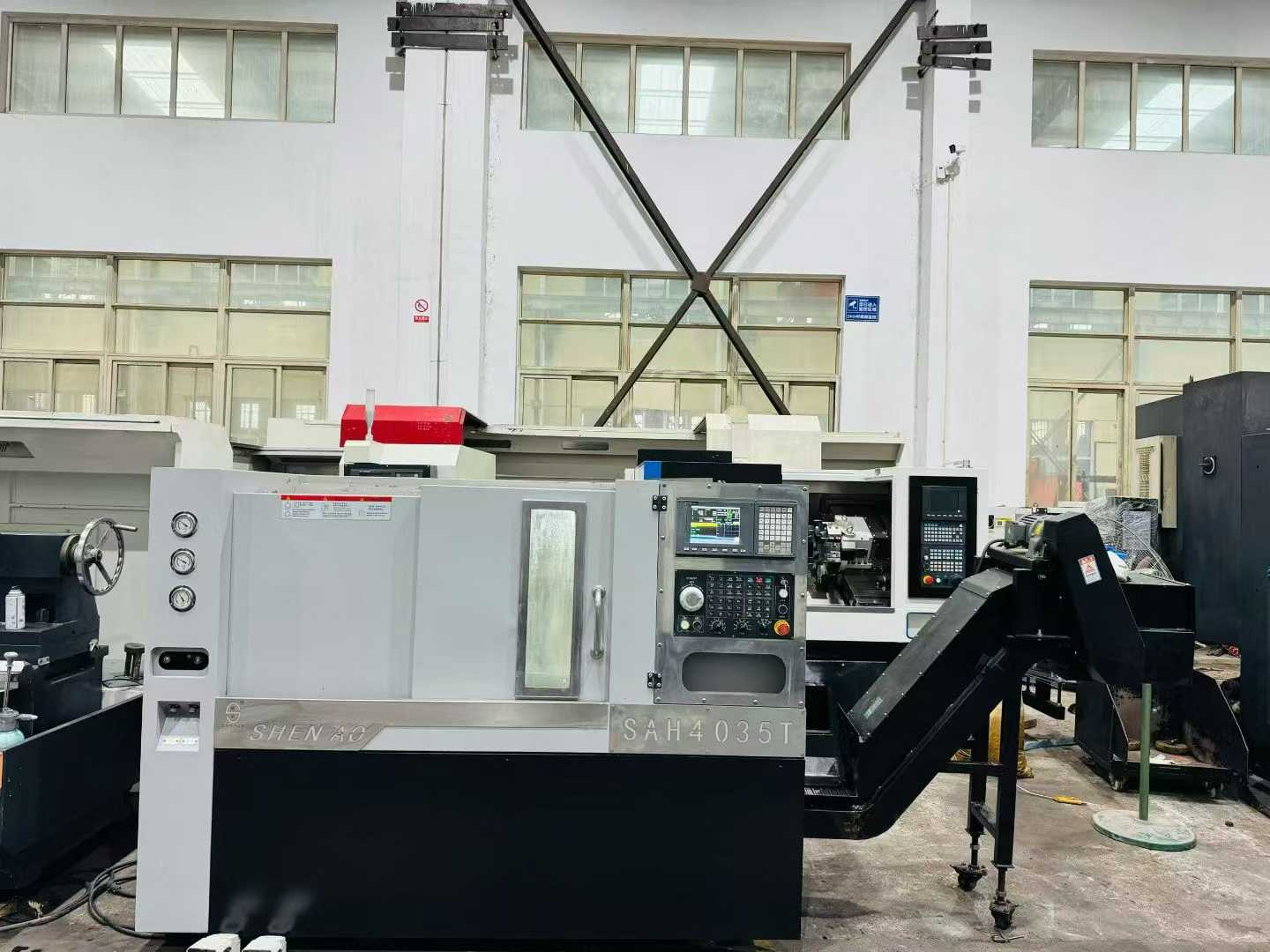 Used 8-inch Turret-Type CNC Lathe - Zhejiang Shen'ao 4035 T photo 2