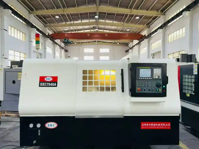 Used Baoji Xili XKC 7540 A High-Precision Slant-Bed Turret-Type CNC Lathe with Fanuc TD photo 1