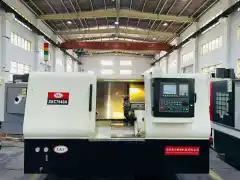 Used Baoji Xili XKC 7540 A High-Precision Slant-Bed Turret-Type CNC Lathe with Fanuc TD photo 2