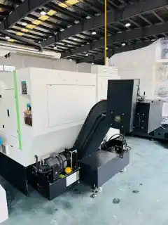 Used Boshang 350 Slant-Bed Turret-Type CNC Lathe with Gantry Loader photo 6