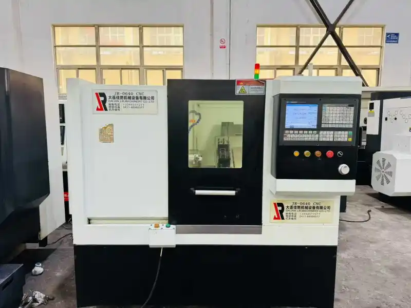 Used Dalian Jiaran Model 40 Slant-Bed Gang-Type CNC Lathe photo 1