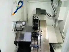 Used Dalian Jiaran Model 40 Slant-Bed Gang-Type CNC Lathe photo 3
