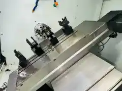 Used Dalian Jiaran Model 40 Slant-Bed Gang-Type CNC Lathe photo 6