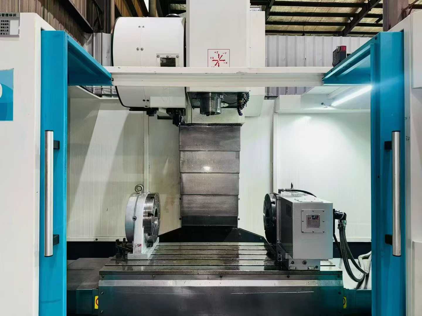 Used Dalian VDL 1300 Vertical Machining Center with 4 th Axis photo 2