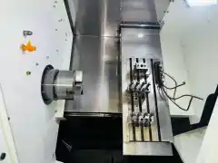 Used Dongbu Dasen C 320 K Gang-Type CNC Lathe with Gantry Robot – 2 Units, 95% New photo 5