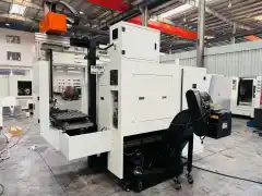 Used Dongbu Dasen C 320 K Gang-Type CNC Lathe with Gantry Robot – 2 Units, 95% New photo 6
