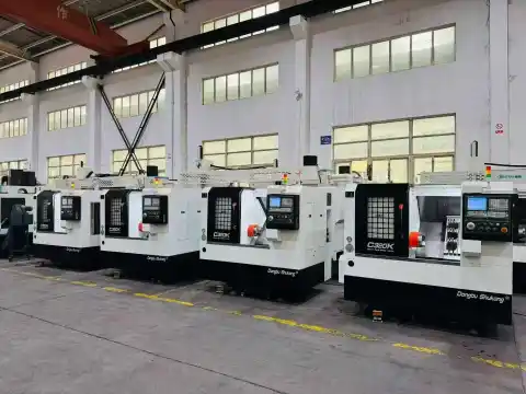 เครื่องกลึง CNC Dongbu Dasen C 320 K มือสอง แบบเตียงเอียง ความเร็วสูง ชนิดแก๊ง