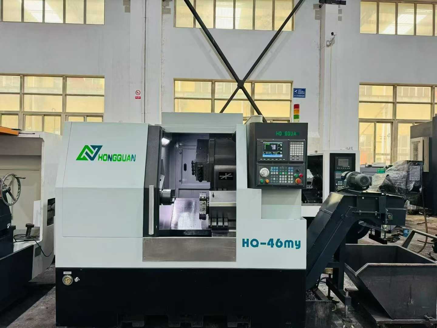 Used Hongquan HQ-46 Turn-Mill CNC Lathe photo 2