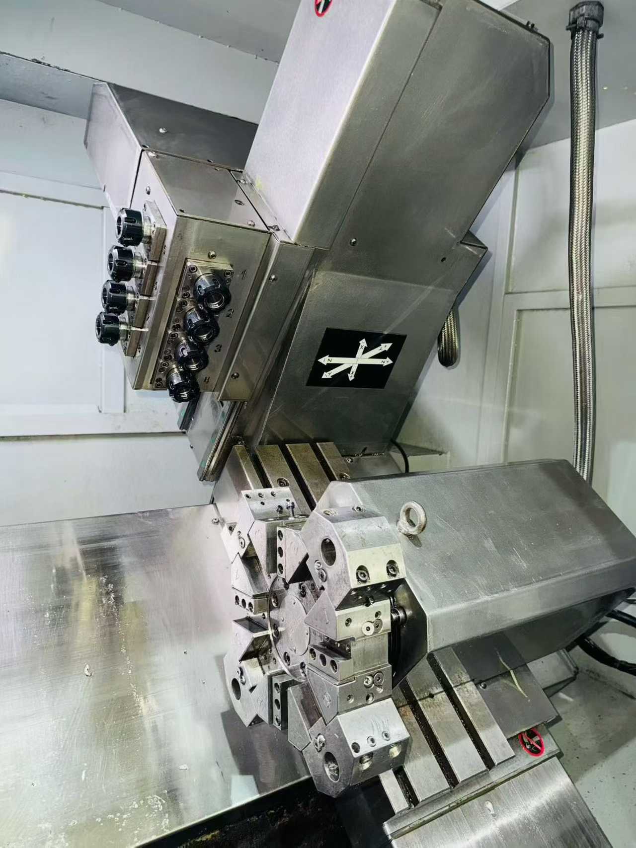 Used Hongquan HQ-46 Turn-Mill CNC Lathe photo 4