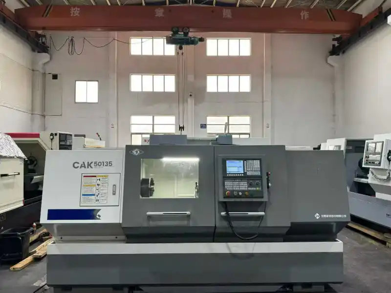 Used Shenyang CAK 50135 CNC Lathe, 95% New, GSK 980 TDi Controller photo 1