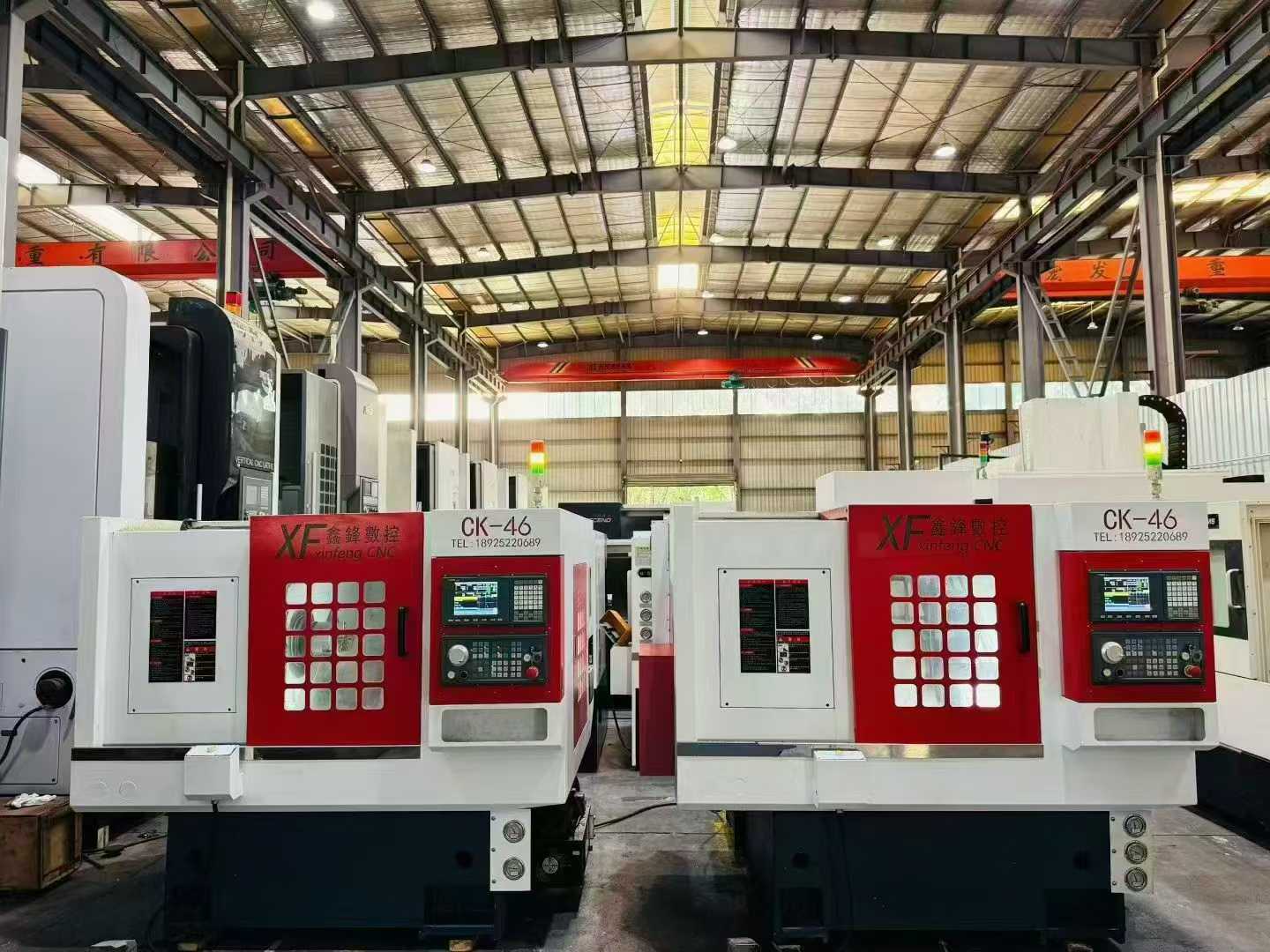 SYNTEC 6 TA ile Kullanılmış CK-46 Gang Tipi CNC Torna – 2024, Neredeyse Yeni