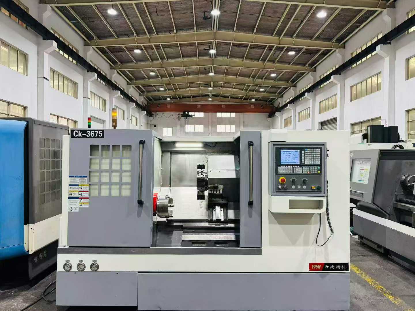 Yunnan Precision CK-3675 Slant-Bed Turret-Type CNC Lathe photo 2