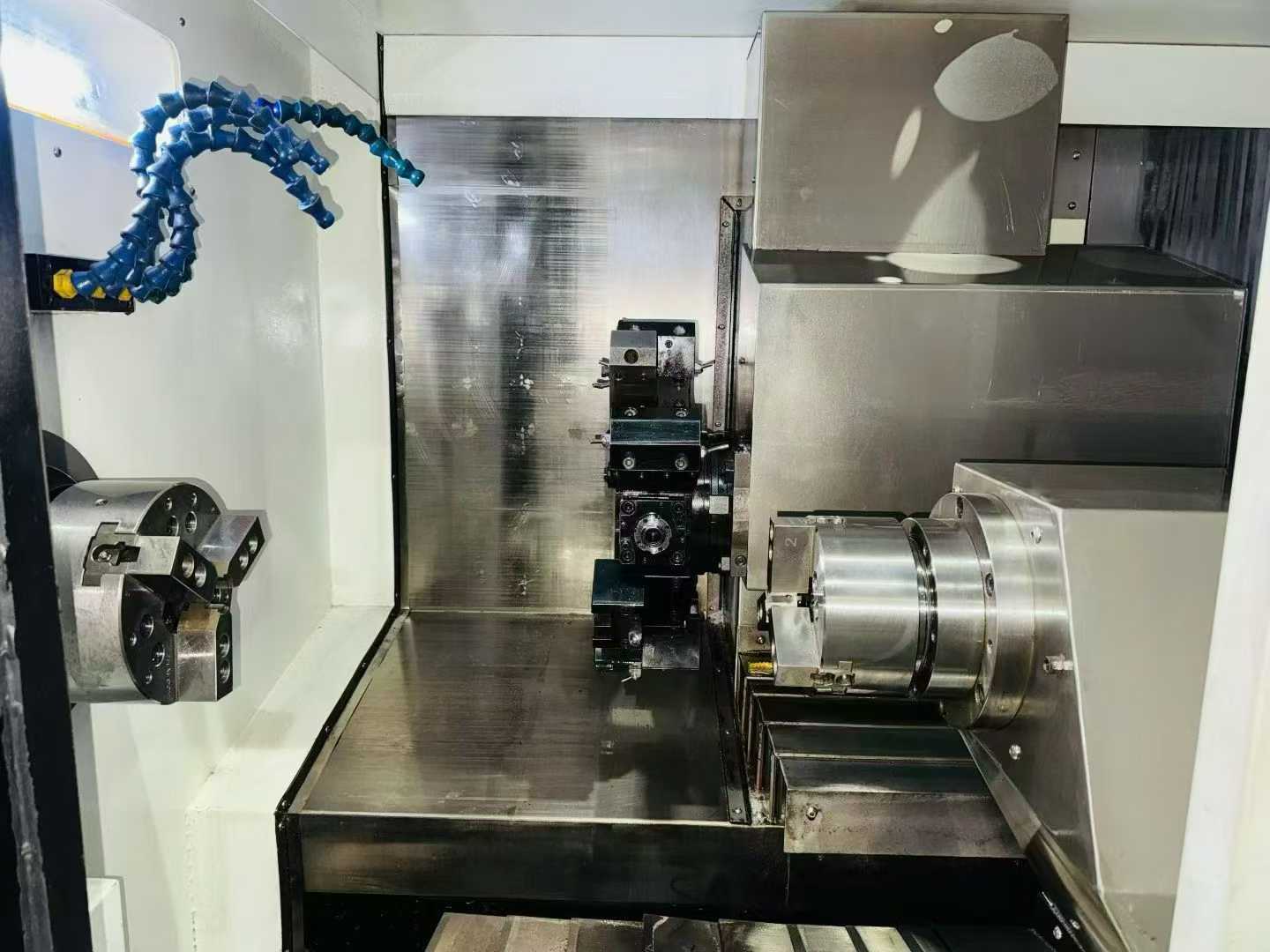 Used Zhengjie QLM-508 C Dual-Spindle Turn-Mill Center with Mitsubishi M 80 photo 3