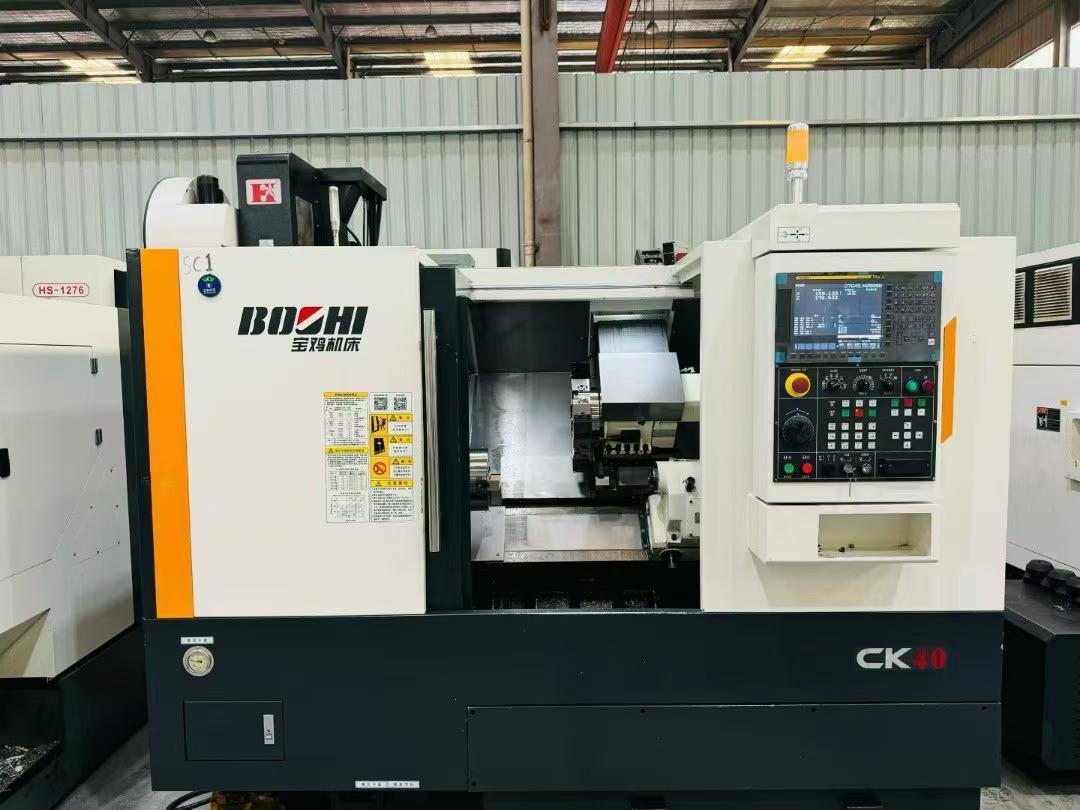 Used Baoji CK 40 Turret-Type CNC Lathe with FANUC TFplus photo 2