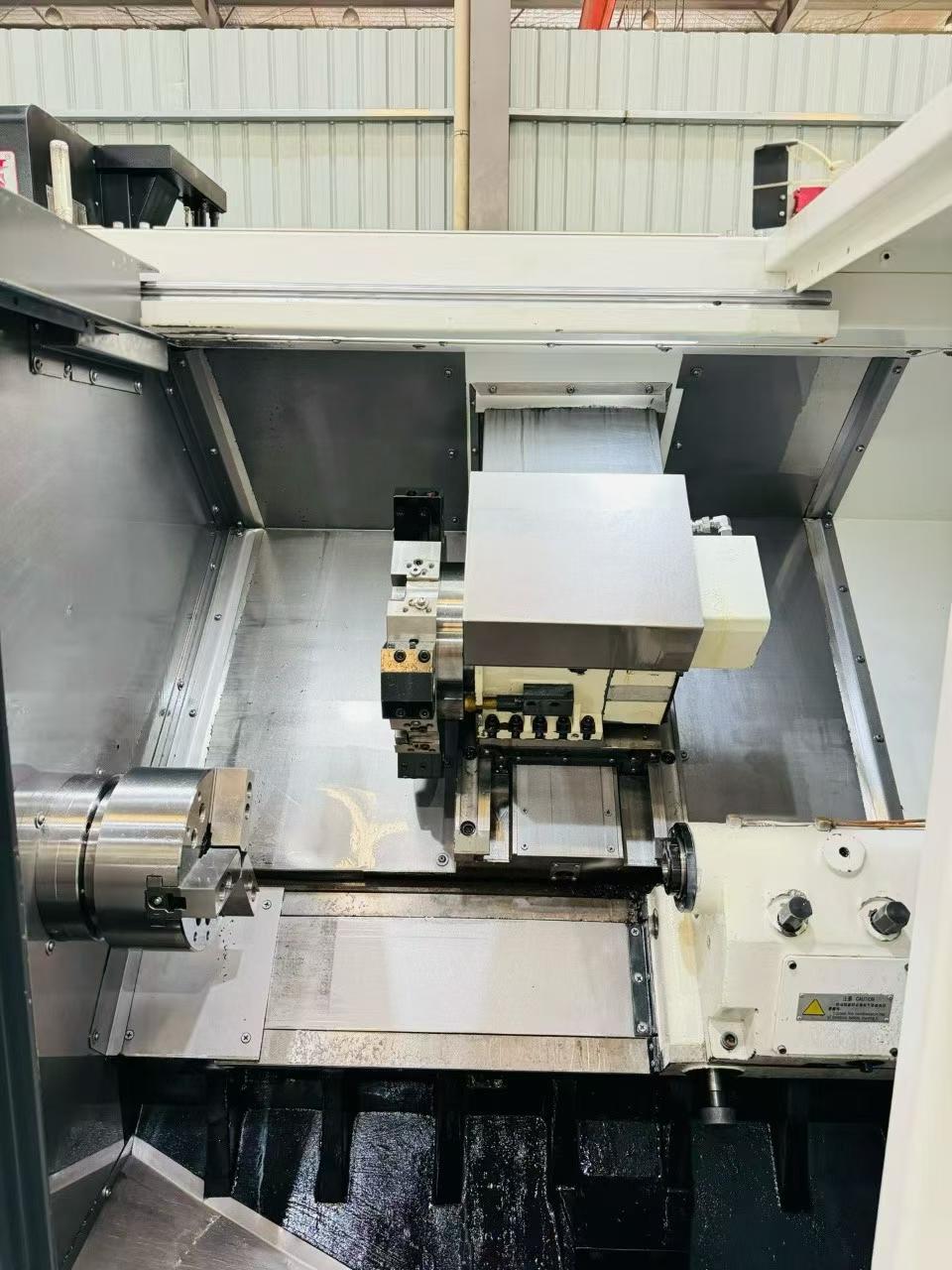 Used Baoji CK 40 Turret-Type CNC Lathe with FANUC TFplus photo 3