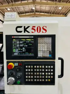 Used Baoji CK 50 S Turret-Type CNC Lathe with KND K 2000 photo 7