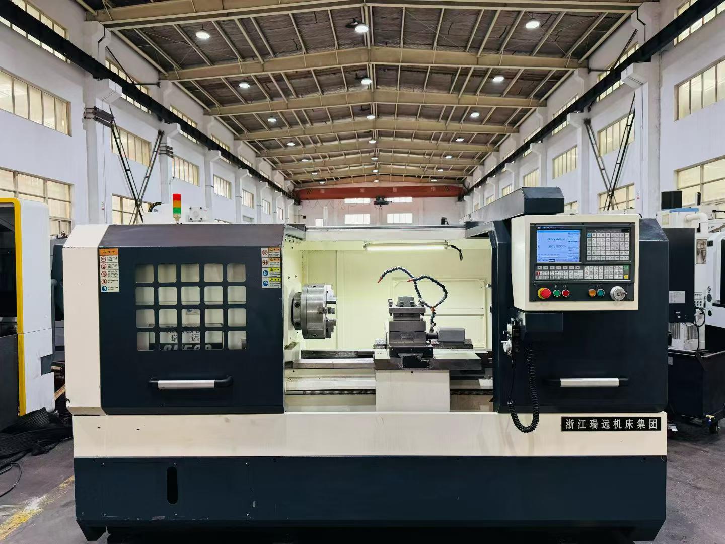 Torno CNC de servicio pesado Ruiyuan SK 520/1000 usado con GSK 980 TC 3